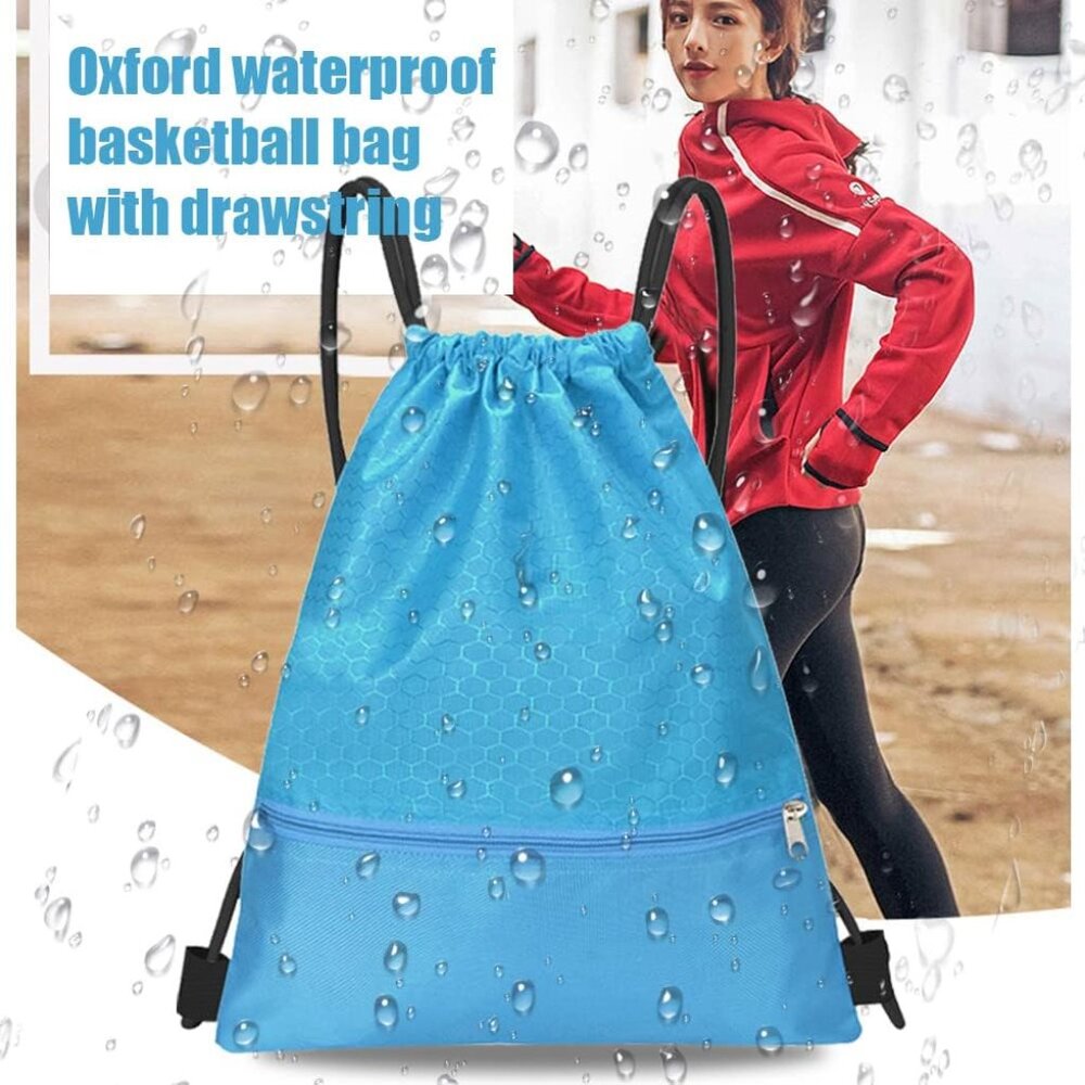 Drawstring Backpack Bag, Waterproof Draw String B… - image 5